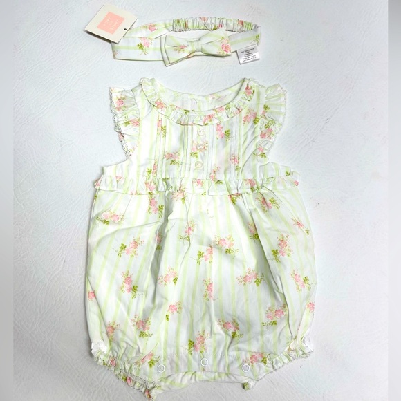Janie and Jack baby girl romper 0to 3 months nwt - Picture 1 of 4
